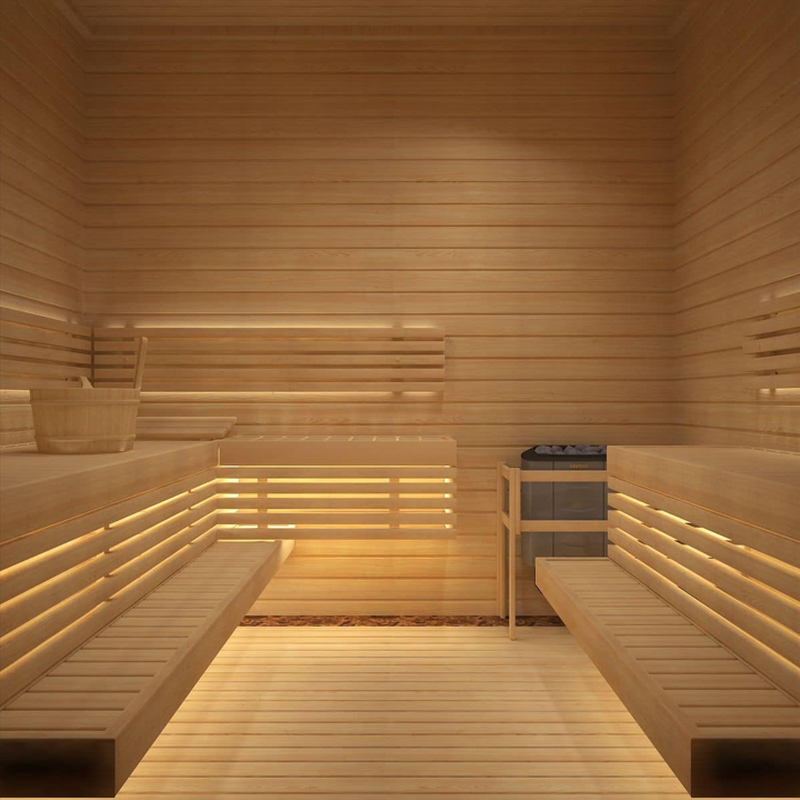 Phòng Xông Hơi Sauna - không gian thư giãn