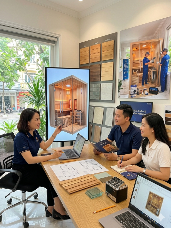 Tư vấn & thiết kế phòng xông hơi