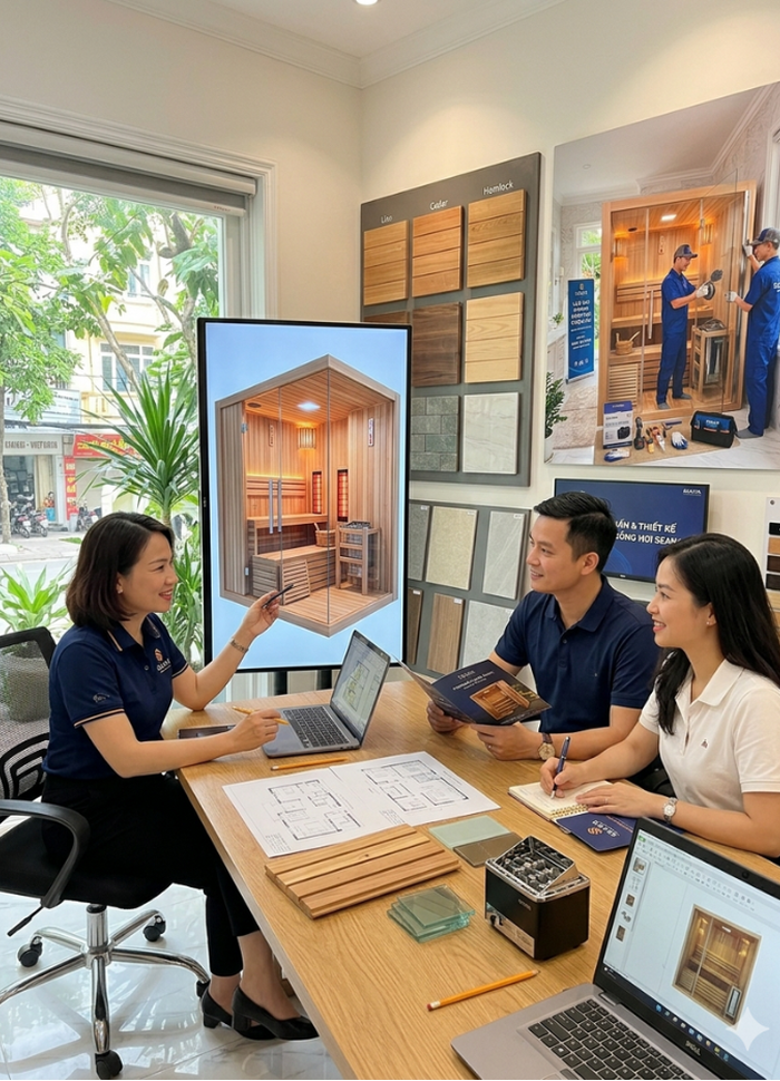 Tư vấn & thiết kế phòng xông hơi