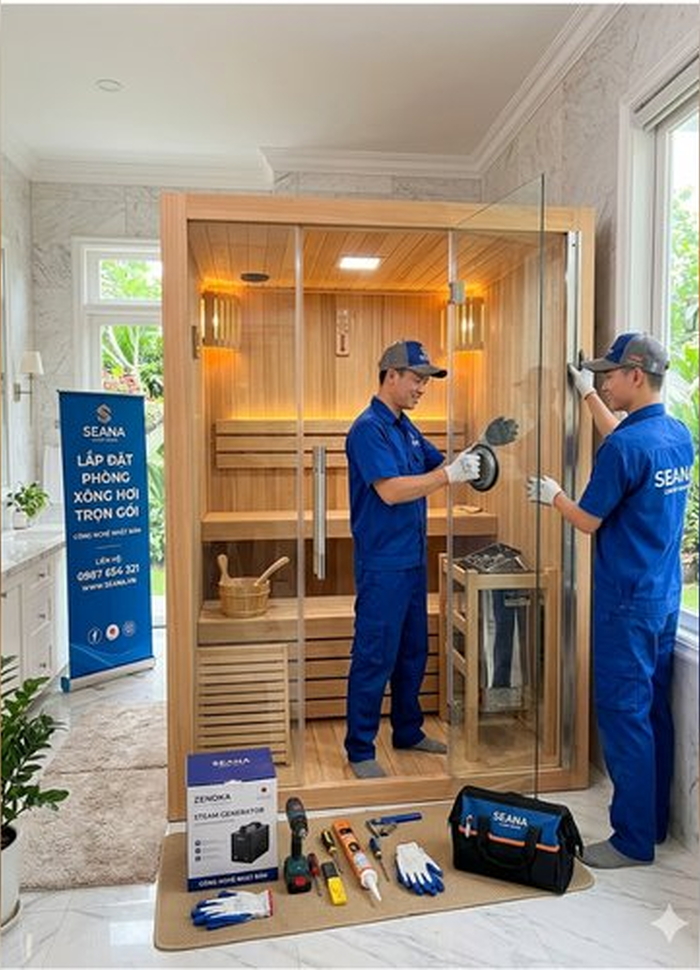 Lắp Đặt Phòng Xông Hơi Trọn Gói